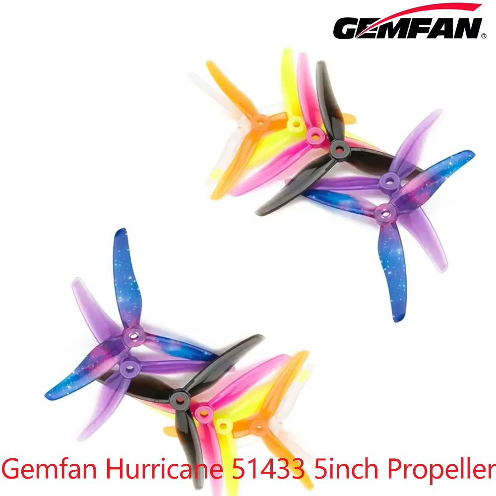 5 Inch Propeller - 12 Paia di Eliche Gemfan Hurricane