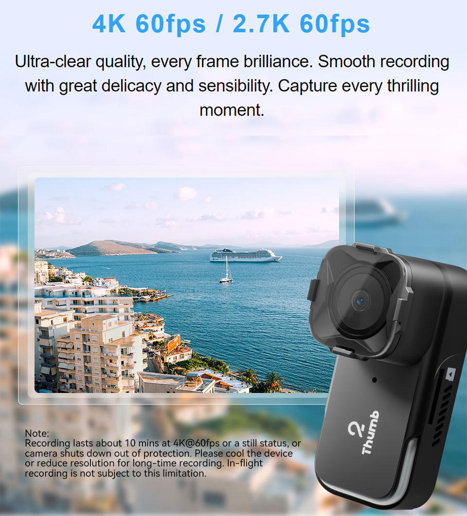 Runcam Camera - Nuova versione RunCam Thumb 2 4K