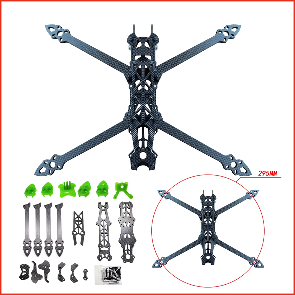 Carbon Fiber Drone Frame - 1 pz Mark4 Mark 4 HD