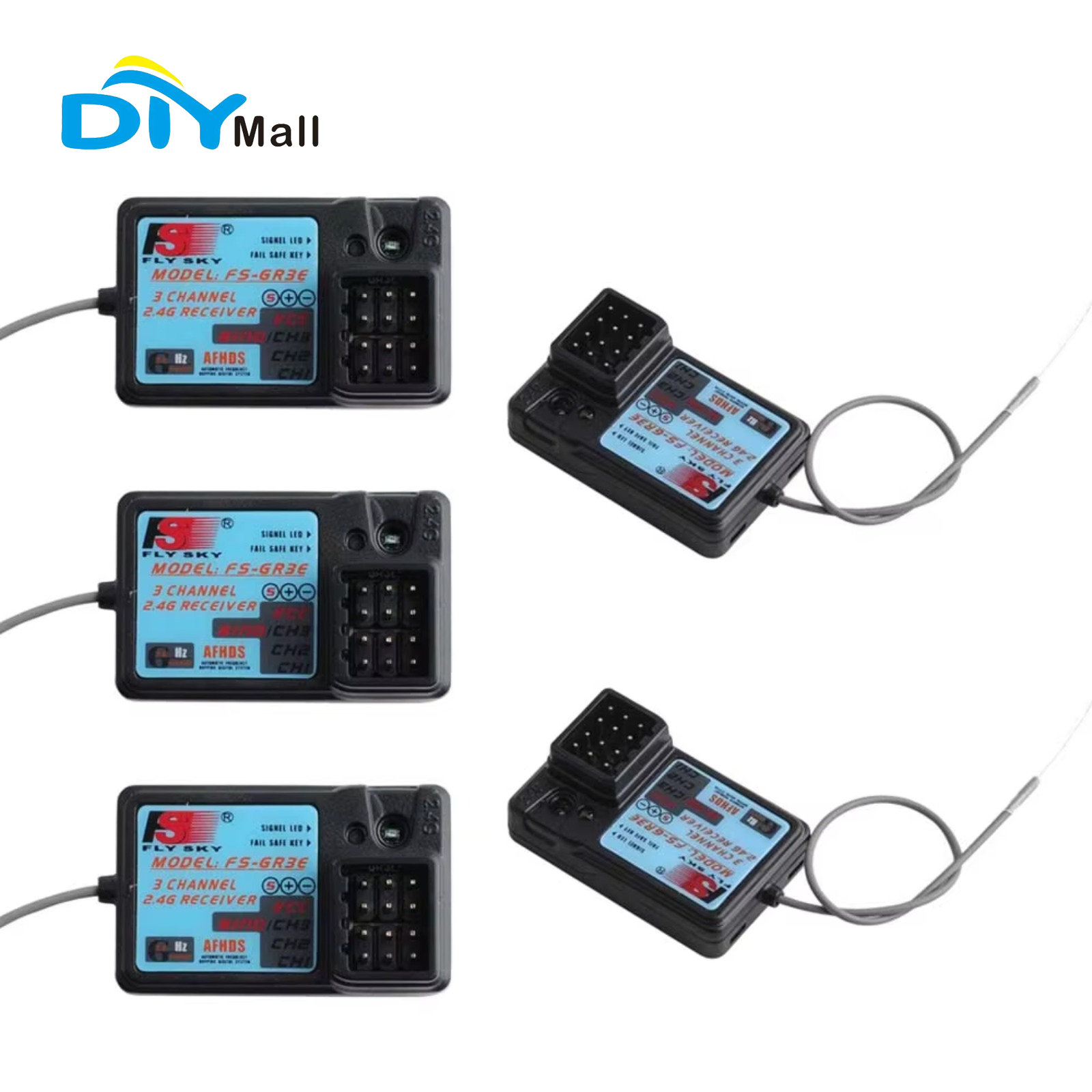 Flysky Transmitter - Ricevitore Impermeabile Flysky FS-GR3E 3CH 2.4GHz