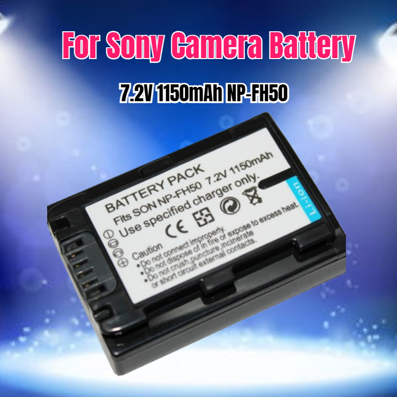Drone - Batteria per fotocamera NP-FH50 da 7,2