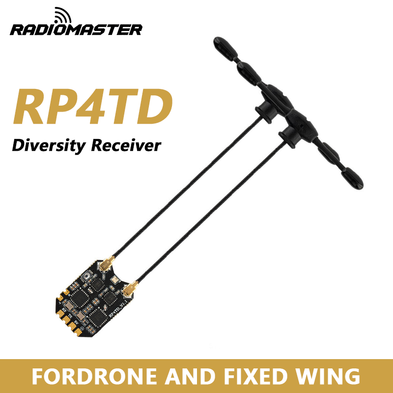 Analog Fpv Camera - RadioMaster RP4TD ExpressLRS Ricevitore Diversity 2.4GHz