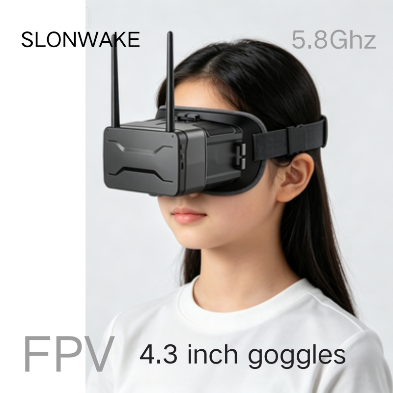 Fpv Goggles - Occhiali FPV 5.8G 4.3 Pollici 480*272