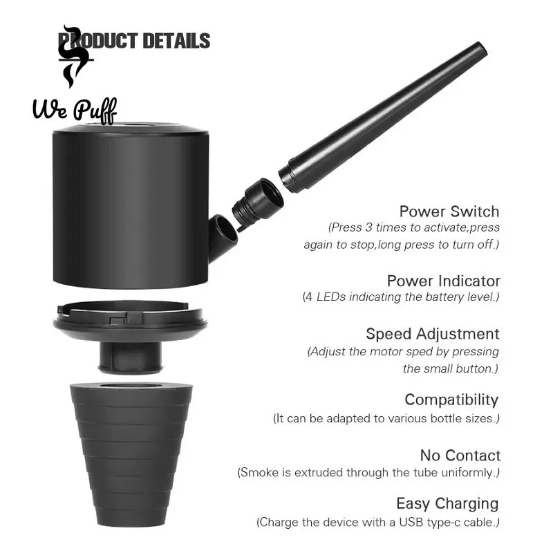 WE PUFF Shisha Blower automati - Smoke Stopper recensione e prezzo