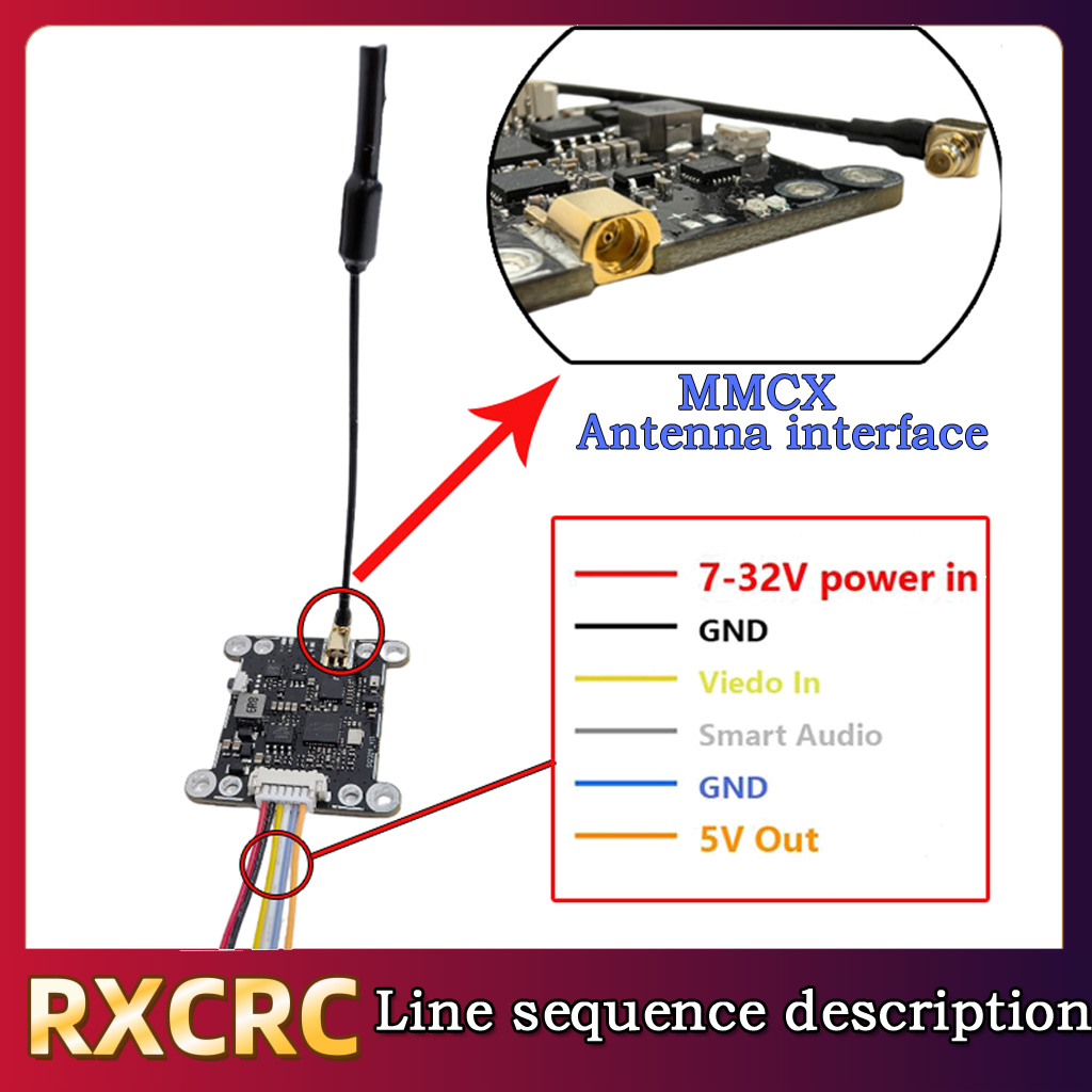 Modulo RXCRC 5.8G 48CH 1.6W VT - Fpv Camera recensione e prezzo