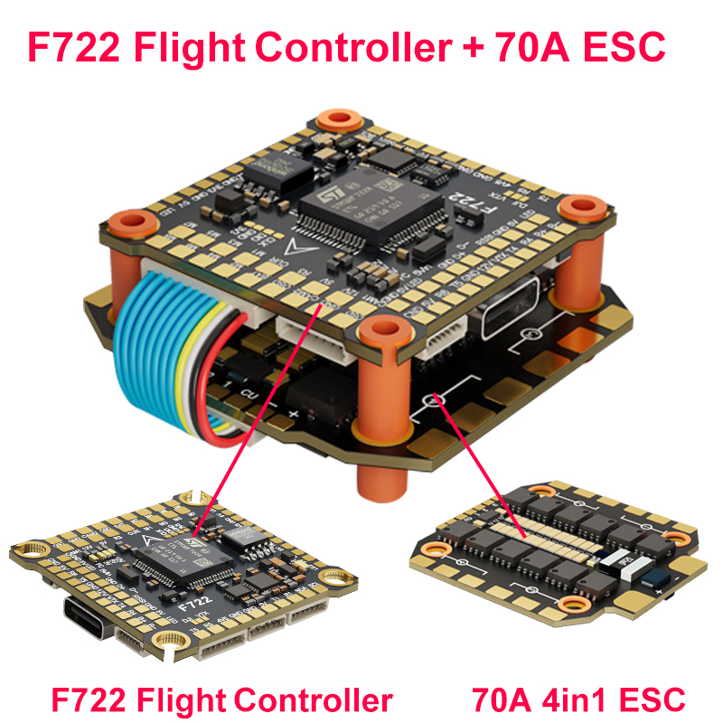 DAKEFPV F722 60A Stack ICM4268 - F722 Flight Controller recensione e prezzo