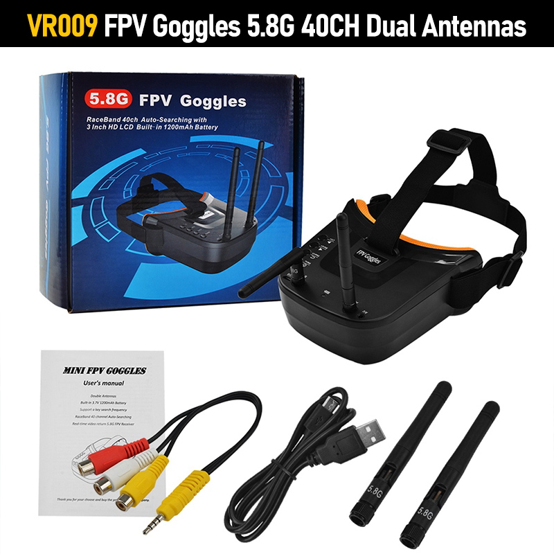 Occhiali FPV VR009 con Schermo - Fpv Goggles recensione e prezzo
