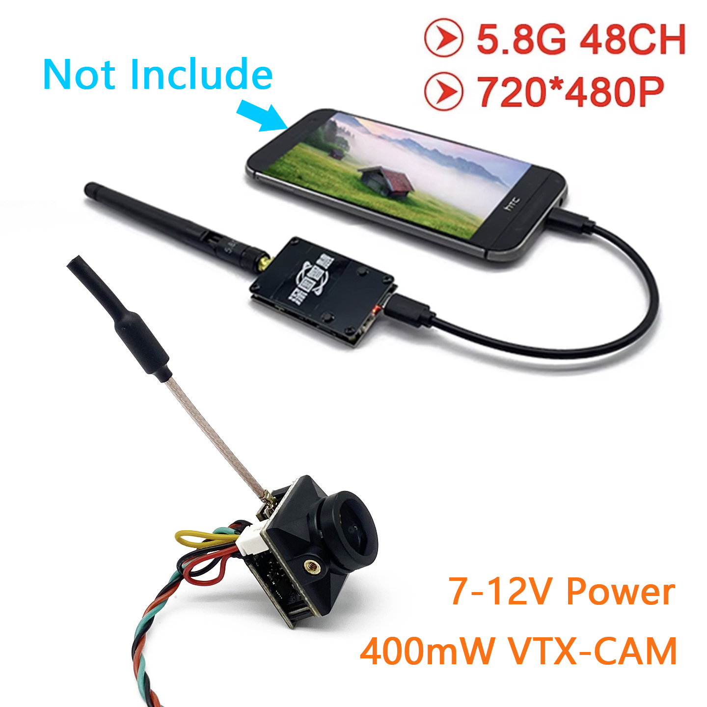 Ricevitore analogico UVC OTG S - Analog Fpv Camera recensione e prezzo