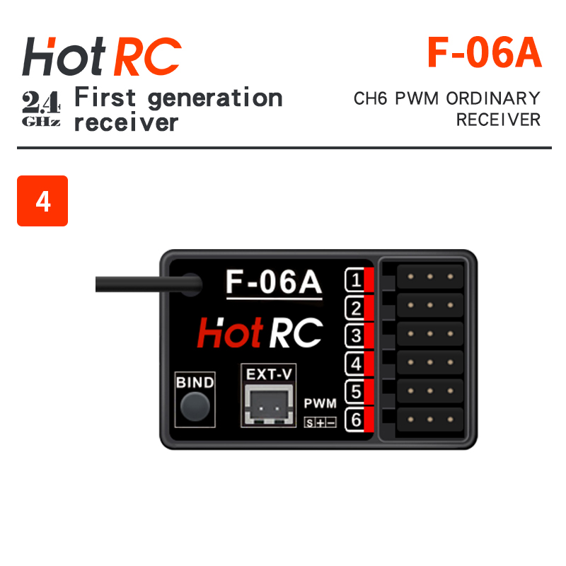 Ricevitori HOTRC 2.4Ghz F-01A  - Radio Transmitter 2.4Ghz recensione e prezzo