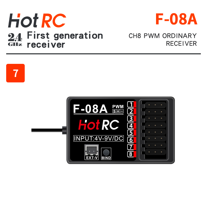 Ricevitori HOTRC 2.4Ghz F-01A  - Radio Transmitter 2.4Ghz recensione e prezzo