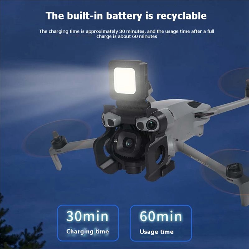 Luce per voli notturni DT98, f - Dji Mini Drone recensione e prezzo
